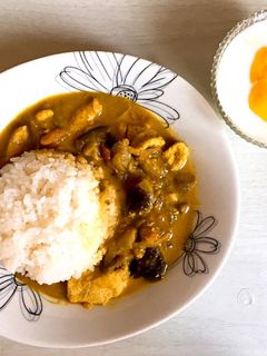 茄子と鶏肉のエスニックカレー-レシピのメイン写真