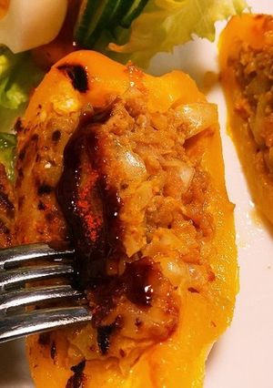 肉詰めパプリカもイケるっ‼️-レシピのメイン写真