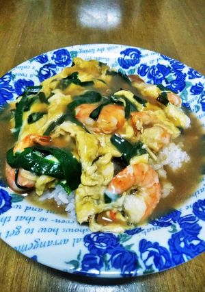 梨湖の簡単!ぜいたく天津飯-レシピのメイン写真