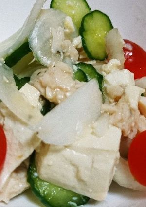 簡単スピードサラダチキンサラダ-レシピのメイン写真