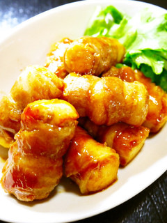 厚揚げの豚ばら肉巻き★コク旨ソース焼き-レシピのメイン写真
