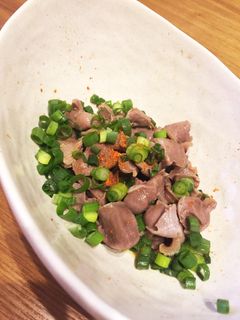 酒の肴☆砂ずりネギぽん-レシピのメイン写真