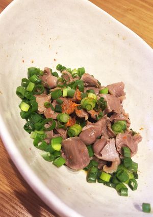 酒の肴☆砂ずりネギぽん-レシピのメイン写真