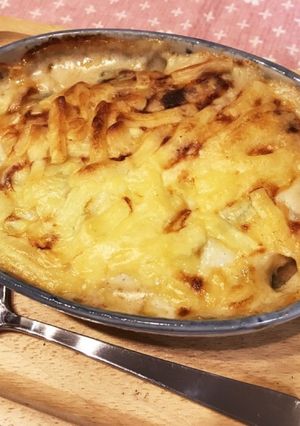 ヘルシー米粉と豆乳の鮭グラタン-レシピのメイン写真