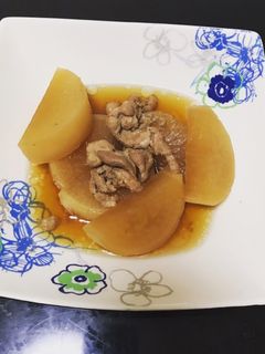 大根と豚すじ肉の煮物-レシピのメイン写真