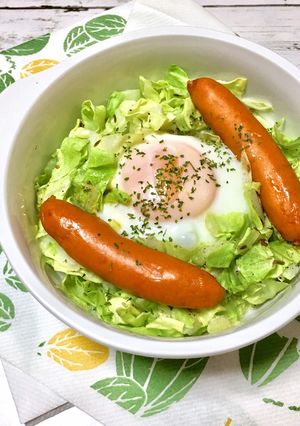 レンチンで簡単⭐️巣ごもりシャウエッセン-レシピのメイン写真