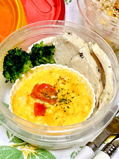 お弁当に簡単一品!レンチンふわふわたまご-レシピのメイン写真