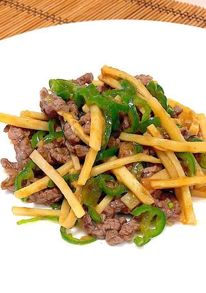 レンジで青椒肉絲(チンジャオロース)-レシピのメイン写真