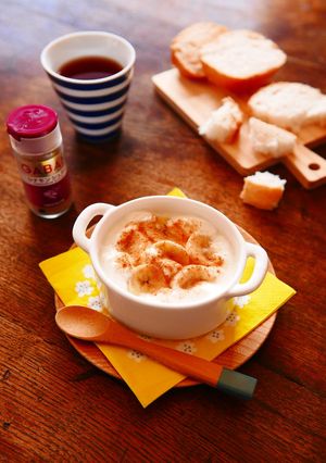 お手軽で朝食に★シナモンバナナヨーグルト-レシピのメイン写真