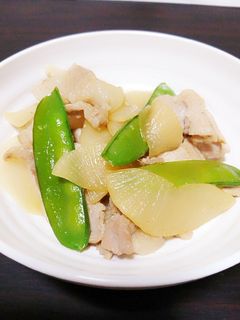 大根と豚肉の中華炒め-レシピのメイン写真