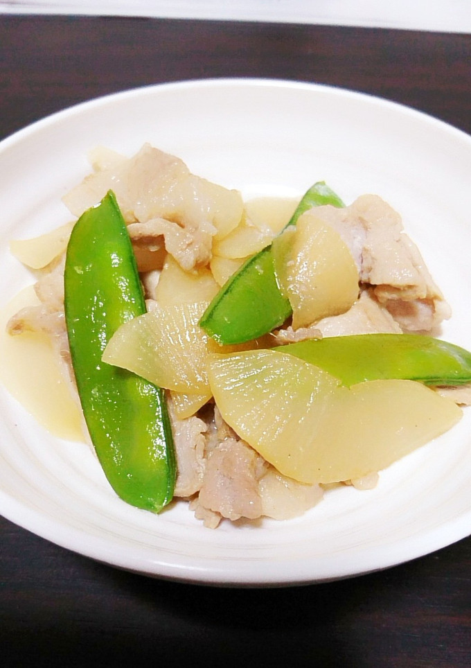 大根と豚肉の中華炒め-レシピのメイン写真