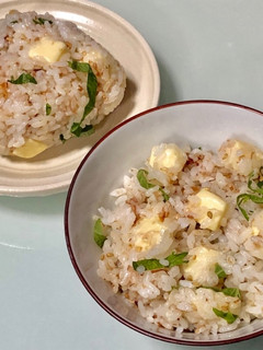 簡単☆大葉ごまおかかチーズごはん-レシピのメイン写真