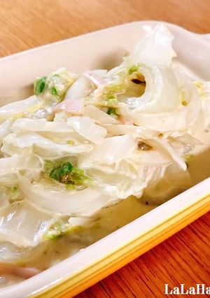白菜とマヨ風シートの即席グラタン風♪-レシピのメイン写真