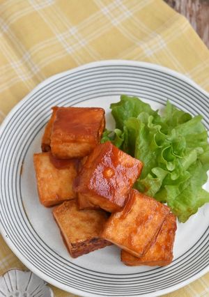 厚揚げ豆腐のケチャップ焼き-レシピのメイン写真