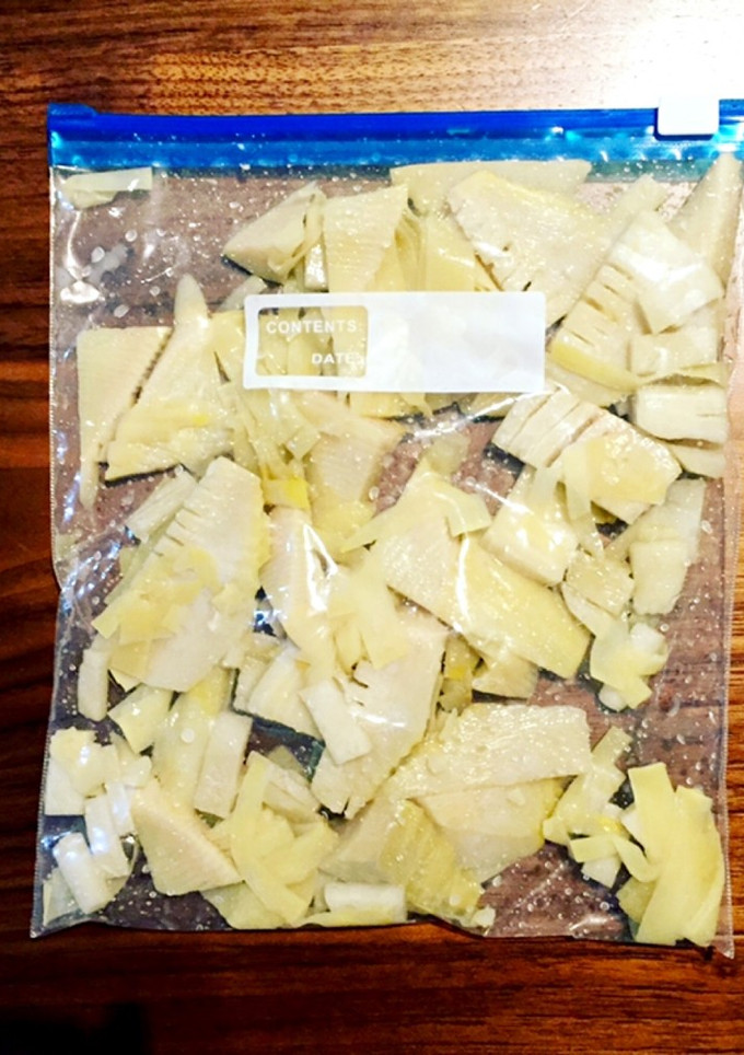 たけのこの冷凍保存の方法-レシピのメイン写真