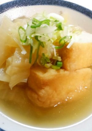 白菜と厚揚げの煮浸し-レシピのメイン写真