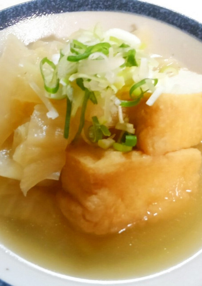 白菜と厚揚げの煮浸し-レシピのメイン写真