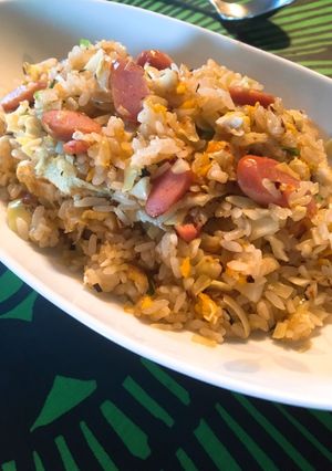 キャベツ ソーセージ チャーハン-レシピのメイン写真