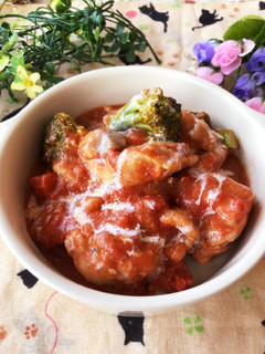 くせになる♡鶏肉とトマトのクリーム煮-レシピのメイン写真