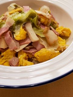 きのことレタスの炒め物-レシピのメイン写真