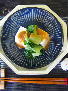 チンゲン菜とごまだれの冷奴-レシピのメイン写真