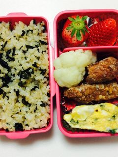 136、モウカザメの唐揚げ弁当♡-レシピのメイン写真