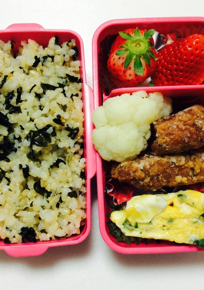 136、モウカザメの唐揚げ弁当♡-レシピのメイン写真