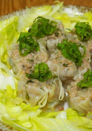 大葉しゅうまい♪大葉の香りが美味♪-レシピのメイン写真