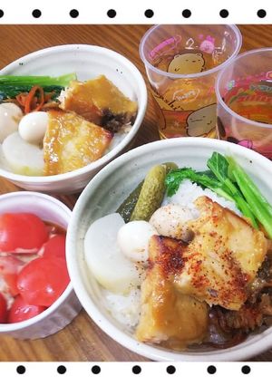 かじきマグロの西京漬けで簡単ランチ-レシピのメイン写真