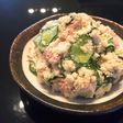青じそ風味の簡単おからポテサラ