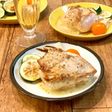 チキングリルのマスタードソース添え