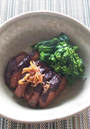 菜の花と鰹の炊き合わせ-レシピのメイン写真