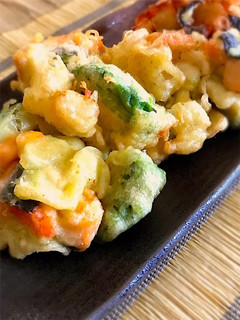 サーモンとアボカドのかき揚げ-レシピのメイン写真