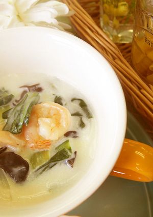 チンゲン菜のミルクスープ-レシピのメイン写真