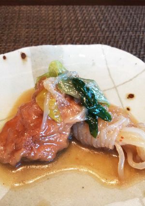 麺つゆで✿油麩と結び糸こんの簡単煮✿-レシピのメイン写真