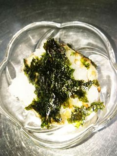 大根おろしと韓国のり納豆(^o^)-レシピのメイン写真