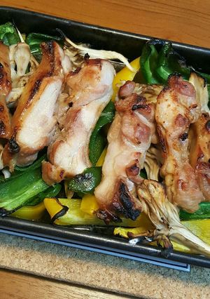 グリラーで！ゴマ油香る照り焼きチキン-レシピのメイン写真