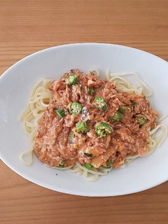 サバ缶と納豆の簡単うどん-レシピのメイン写真