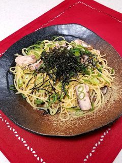 サバの水煮缶で和風パスタ-レシピのメイン写真