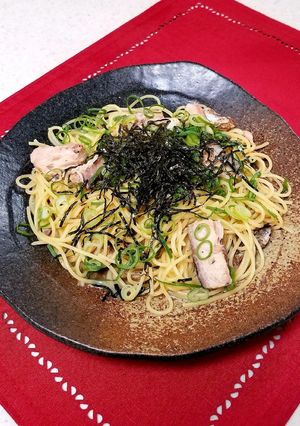 サバの水煮缶で和風パスタ-レシピのメイン写真