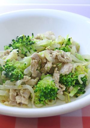 もやしと豚肉のごま酢あえ-レシピのメイン写真