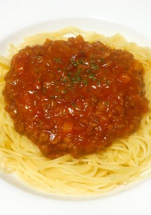 ミートソースパスタ♡*-レシピのメイン写真