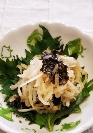 ☆副菜♪大根のわさび焼き海苔和え☆-レシピのメイン写真
