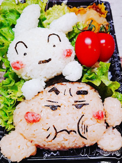 クレヨンしんちゃん♪シロと一緒キャラ弁♪-レシピのメイン写真