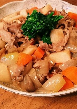 長芋で肉じゃが-レシピのメイン写真