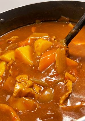 ん？ちょっといつもと違う？カレー-レシピのメイン写真