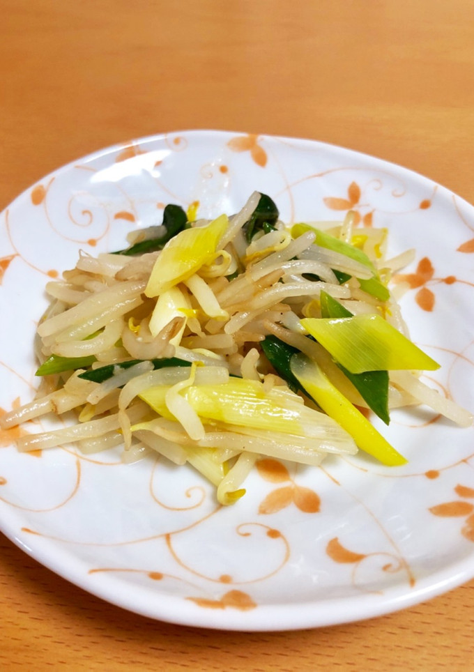 節約おかず☆ネギもやし炒め-レシピのメイン写真