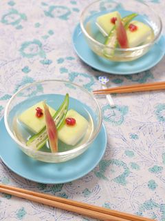 夏のおもてなしに☆冬瓜の冷製お吸い物-レシピのメイン写真