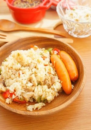 スパイシー♪レンジで簡単ジャンバラヤ-レシピのメイン写真