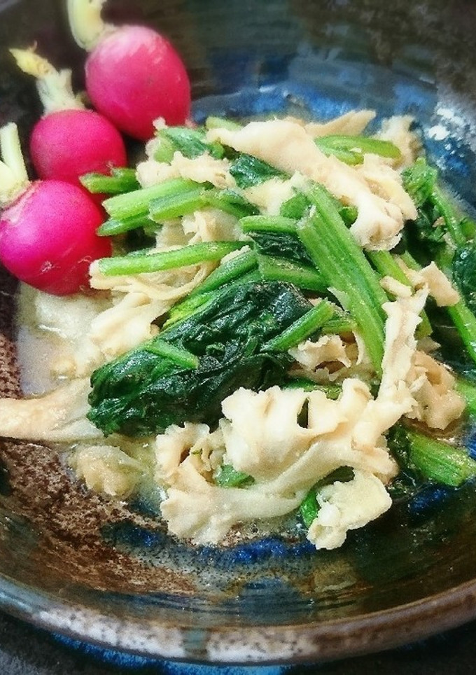 旨っ♥️ハナビラタケのからし炒め-レシピのメイン写真